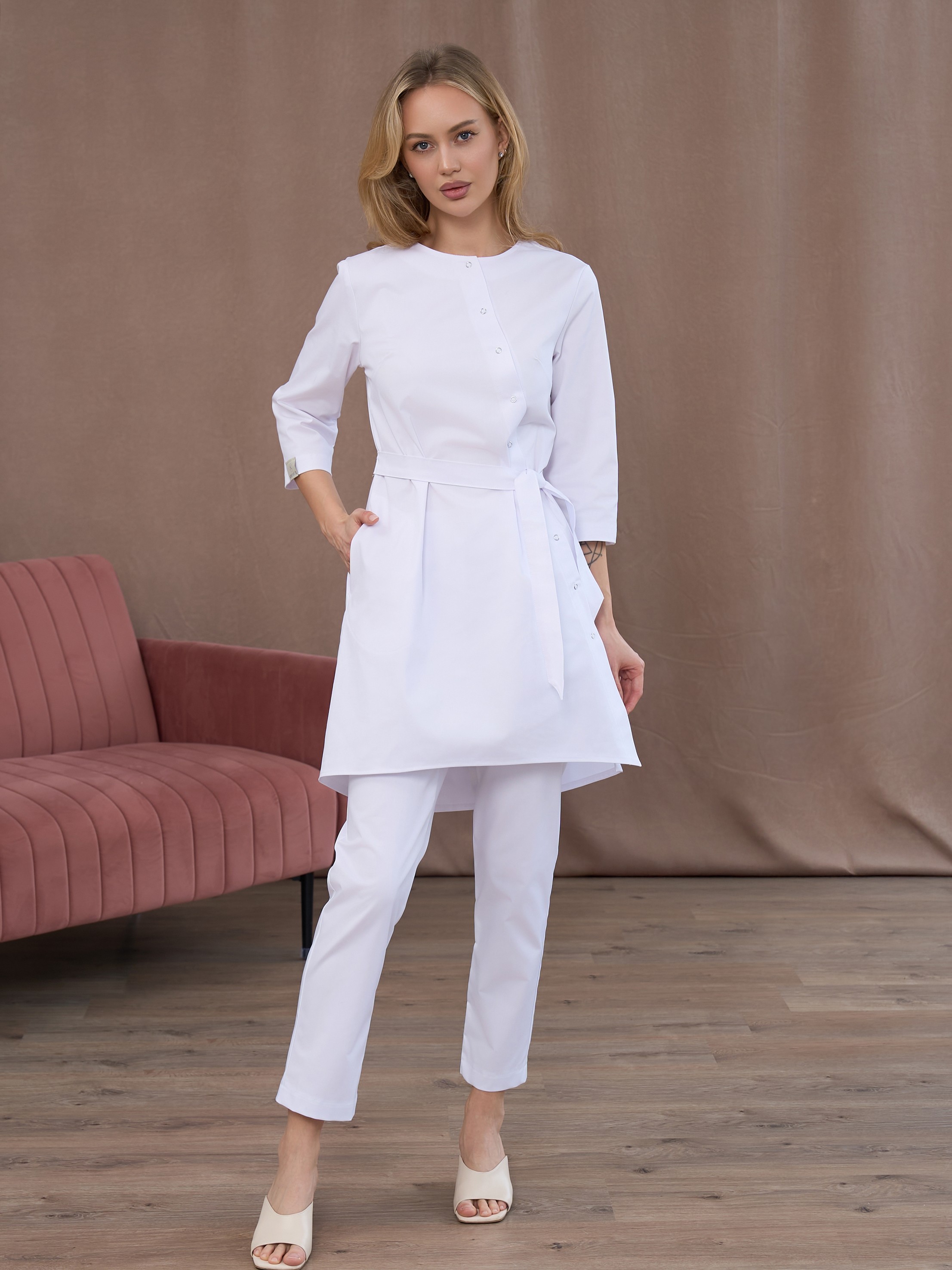 Халат асимметричный