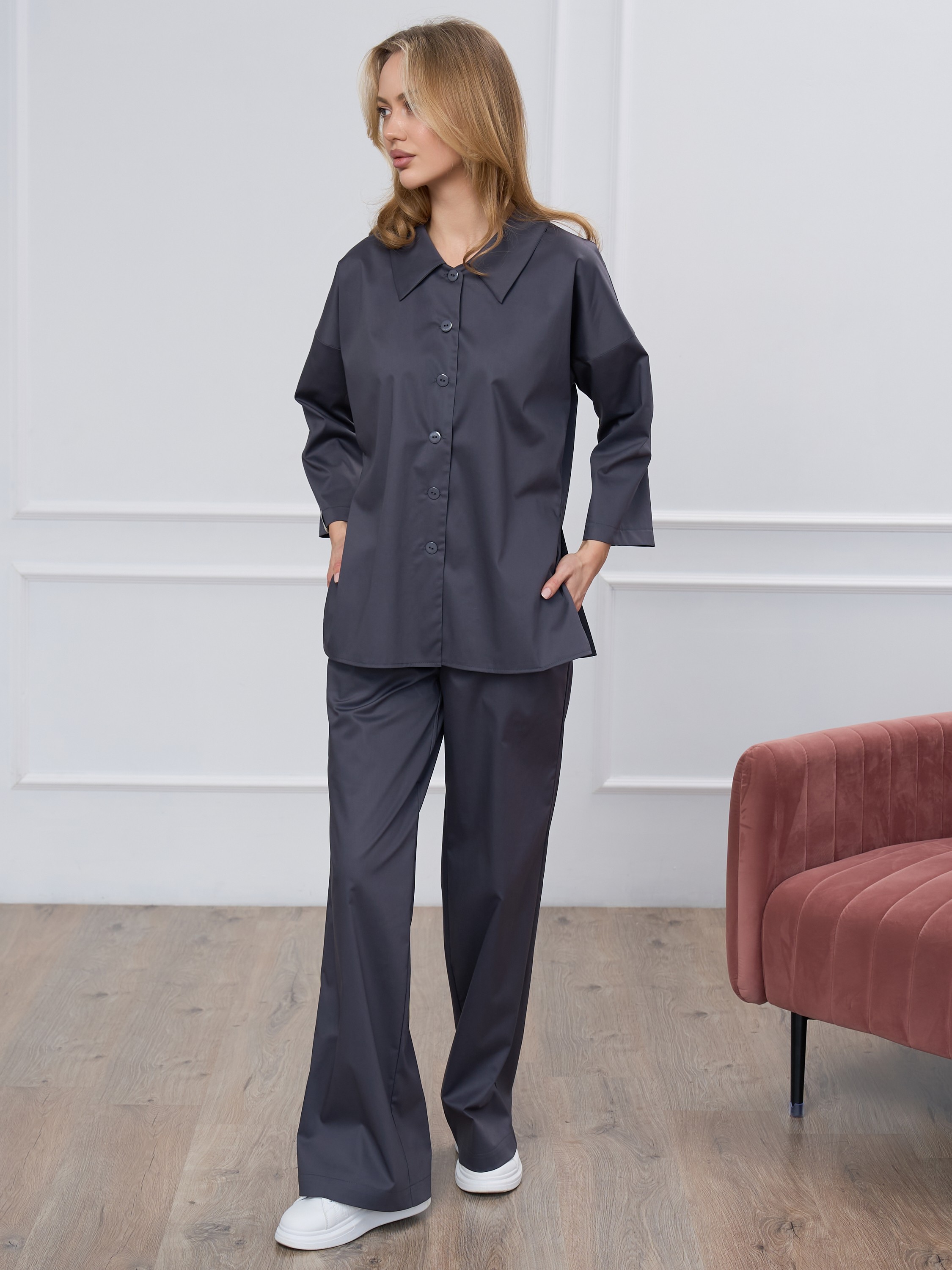 Блузка женская свободного силуэта