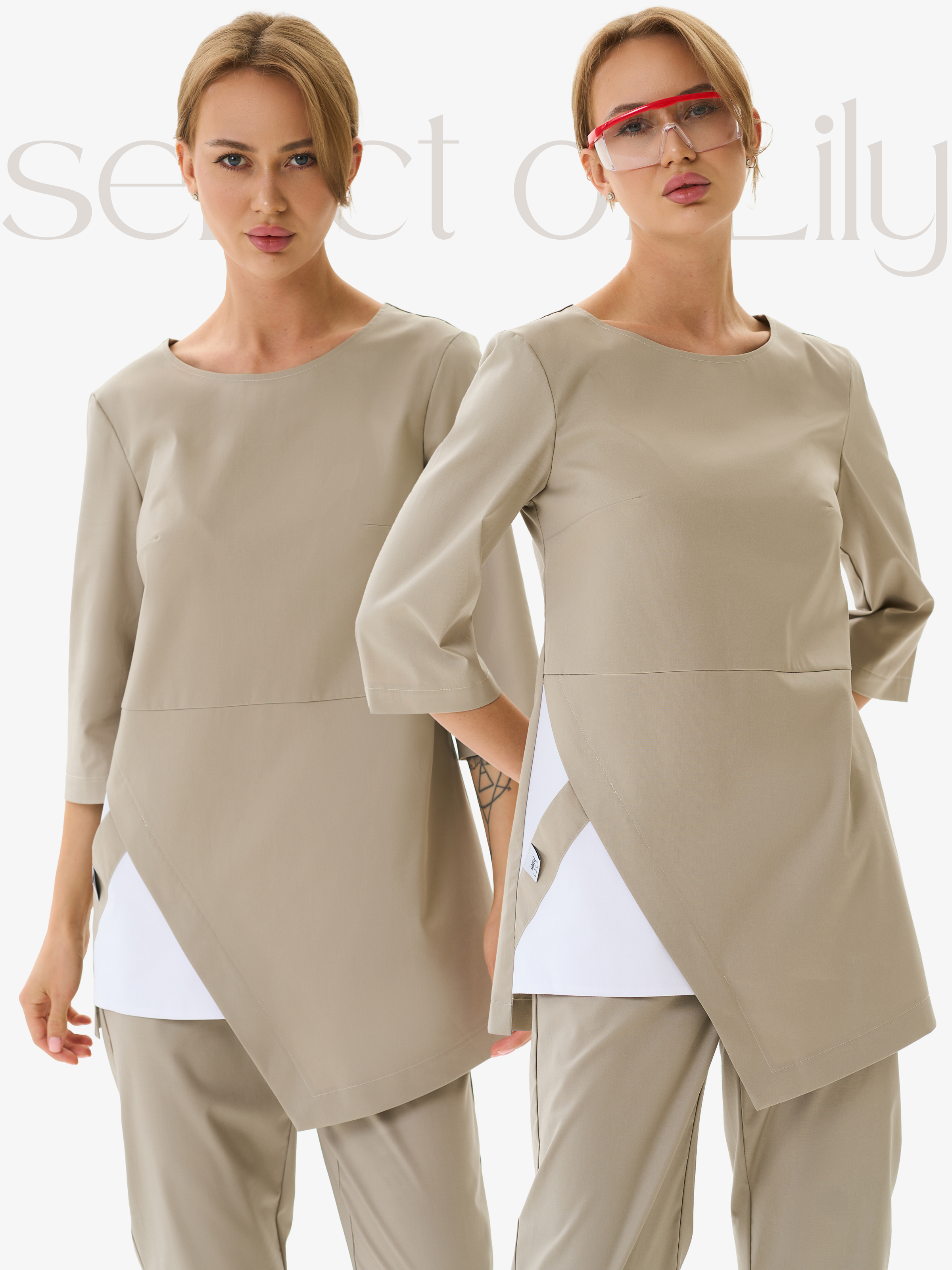 Блузка удлиненная