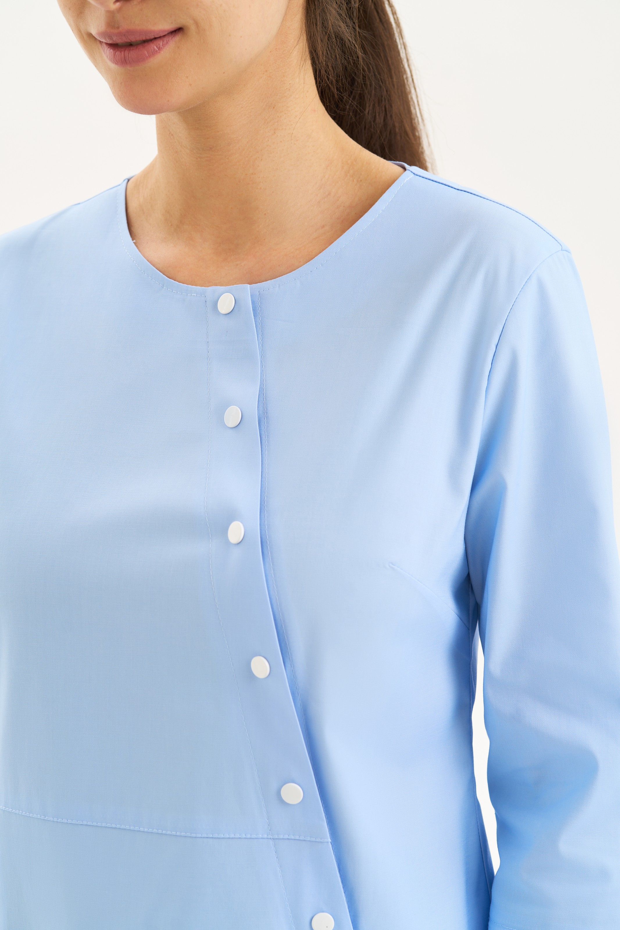 Удлиненная рубашка А-силуэта